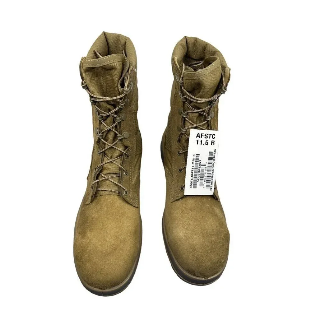 Belleville Mens 11.5r Steel Toe Hot Weather Boots AFSTC 2055219 New In box